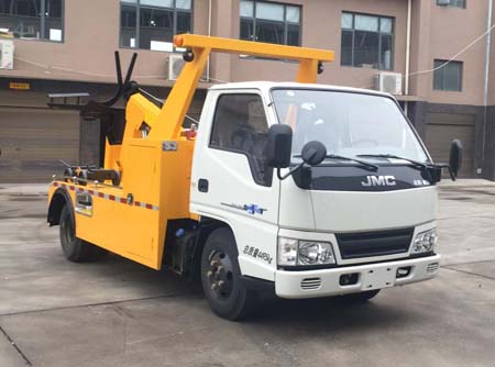 專威牌HTW5040TQZTJ型江鈴藍牌一拖一清障車